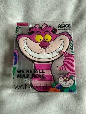 wet n wild Disney Alice in Wonderland Cheshire Cat Hand Mirror NWT